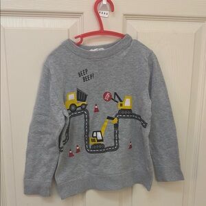 H&M Kids Gray Sweater with Fun Print